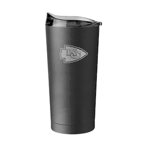Kansas City Chiefs 20oz Etched Powder Coat Tumbler