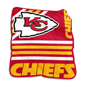 Kansas City Chiefs Raschel Throw Blanket