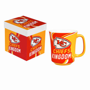 Kansas City Chiefs 14oz Ceramic Mug with Matching Box
