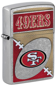 San Francisco 49ers Football Chrome Zippo Lighter