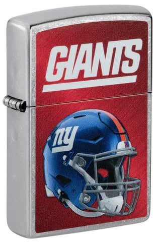 New York Giants Helmet Street Chrome Pocket Zippo Lighter