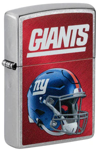 New York Giants Helmet Street Chrome Pocket Zippo Lighter