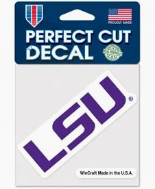 LSU Tigers Perfect Cut Color Decal 4