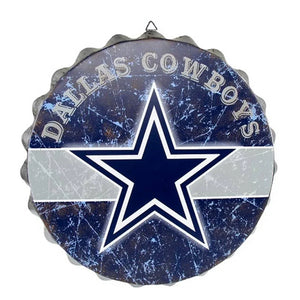 Dallas Cowboys Distressed Bottle Cap Signs