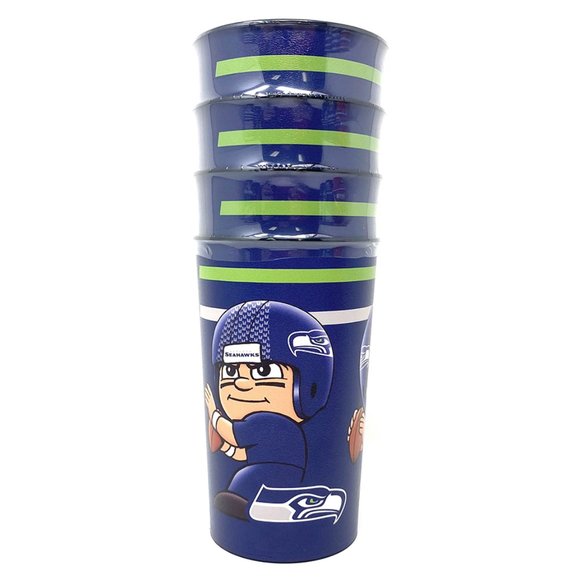 Seattle Seahawks Party Cup 4 Pack