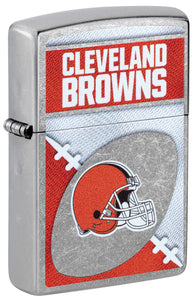 Cleveland Browns Football Chrome Zippo Lighter