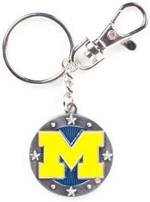 Michigan Wolverines Impact Keychain