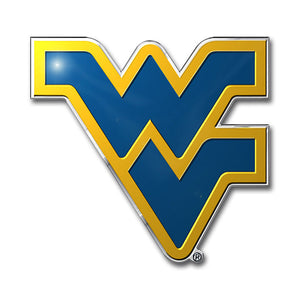 West Virginia Mountaineers Auto Emblems - Colored