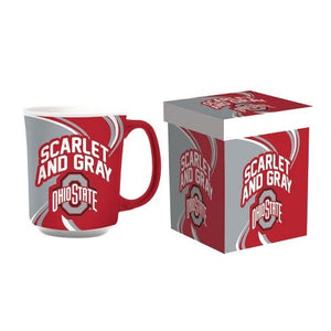 Ohio State Buckeyes 14oz Ceramic Mug with Matching Box