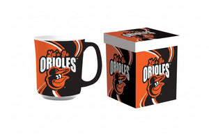 Baltimore Orioles 14oz Ceramic Mug with Matching Box
