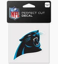 Carolina Panthers Perfect Cut Color Decal 4