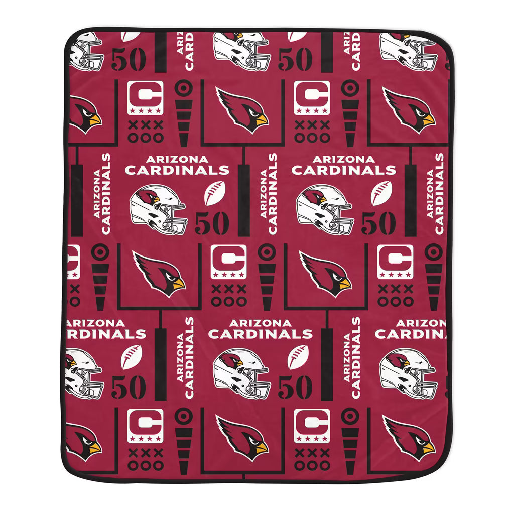 Arizona Cardinals Team Spirit Super Soft Plush Throw Blanket – 60" x 70"