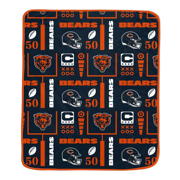 Chicago Bears Team Spirit Super Soft Plush Throw Blanket – 60" x 70"