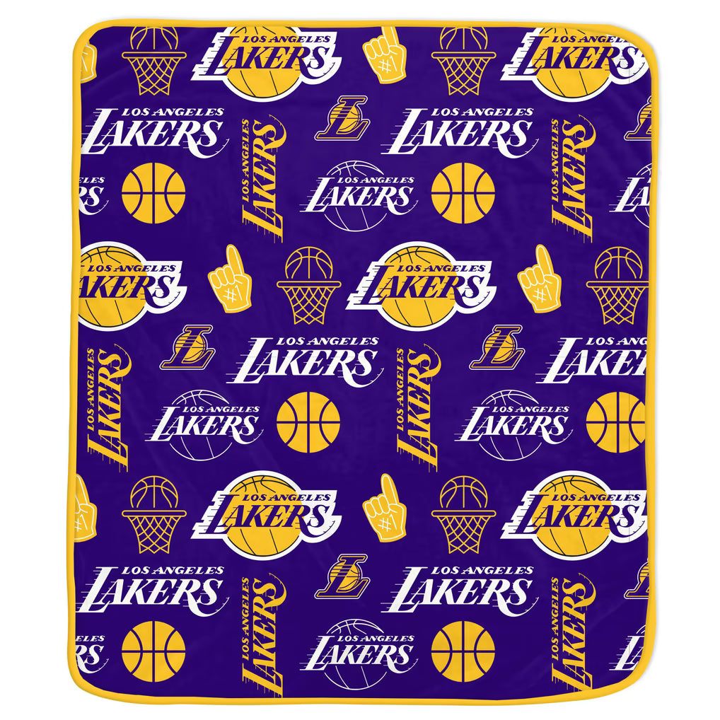 Los Angeles Lakers Team Spirit Super Soft Plush Throw Blanket – 60" x 70"