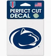 Penn State Perfect Cut Color Decal 4" X 4"