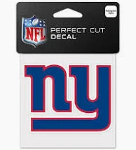 New York Giants Perfect Cut Color Decal 4" X 4"