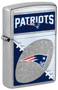 New England Patriots Football Chrome Zippo Lighter