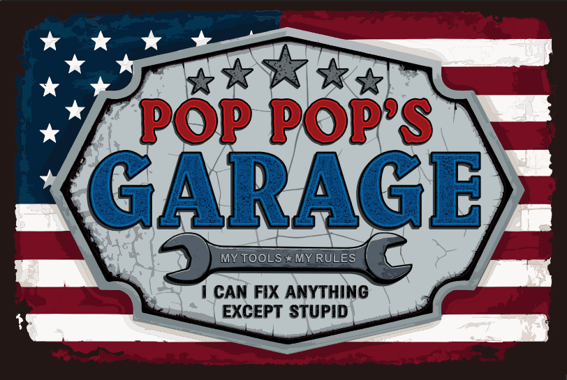 GranDad's Garage USA Flag