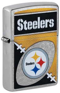 Pittsburgh Steelers Football Chrome Zippo Lighter