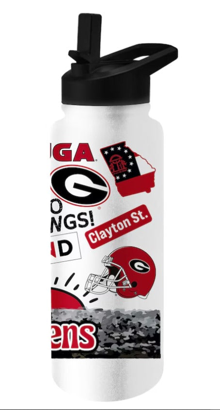 Georgia Bulldogs 34oz Native Quencher Bottle