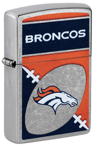 Denver Broncos Football Chrome Zippo Lighter