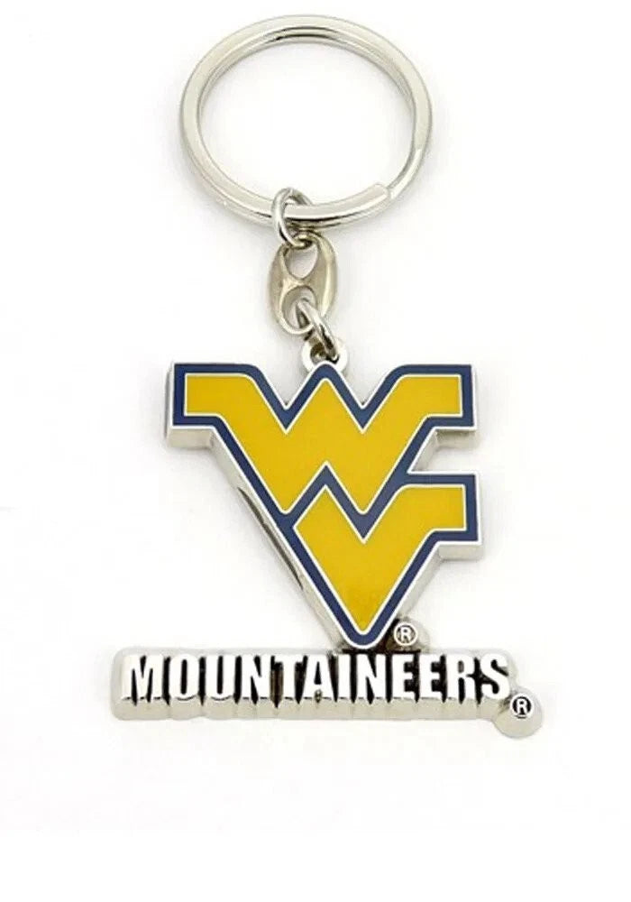 West Virginia Mountaineers Heavy Weight Keychain