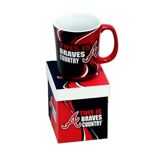 Atlanta Braves 14oz Ceramic Mug with Matching Box