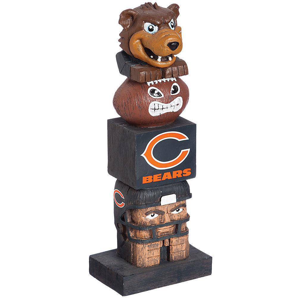 Chicago Bears Tiki Totem Statue