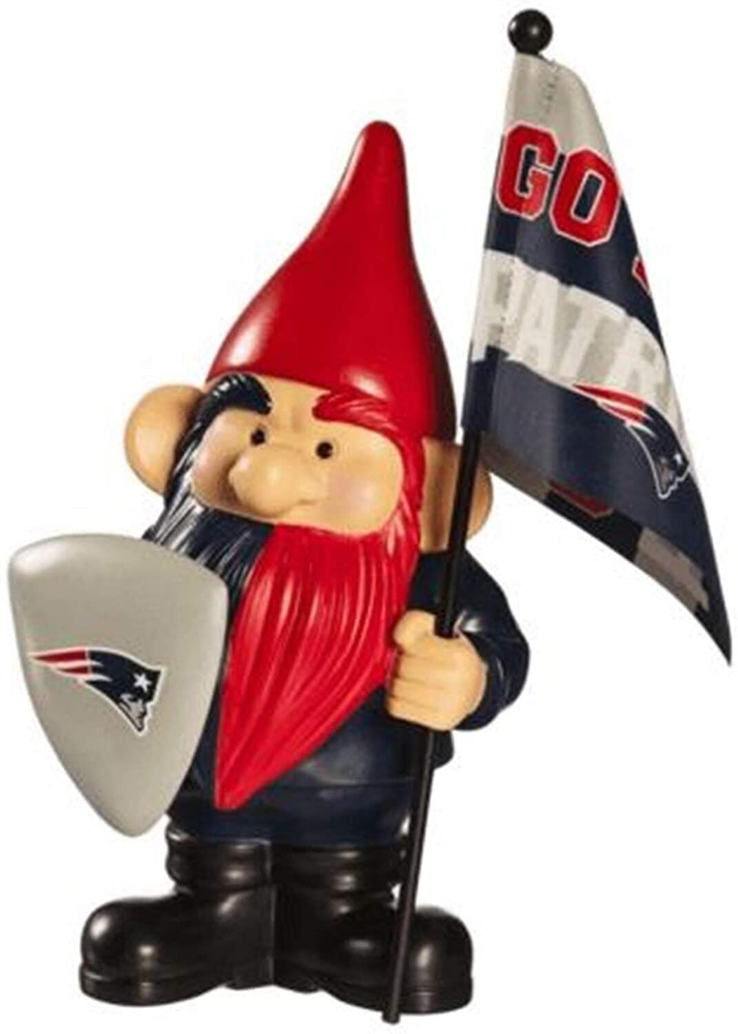 New England Patriots Flag Holder Gnome