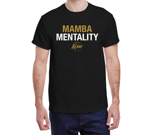 Los Angeles Lakers Kobe Bryant Mamba Mentality Black T‑Shirt
