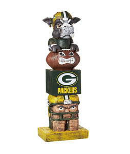 Green Bay Packers Tiki Totem Statue