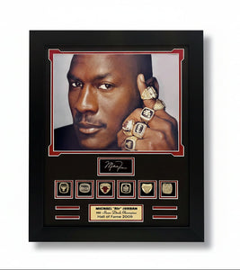 Chicago Bulls Michael Jordan Ring Frames