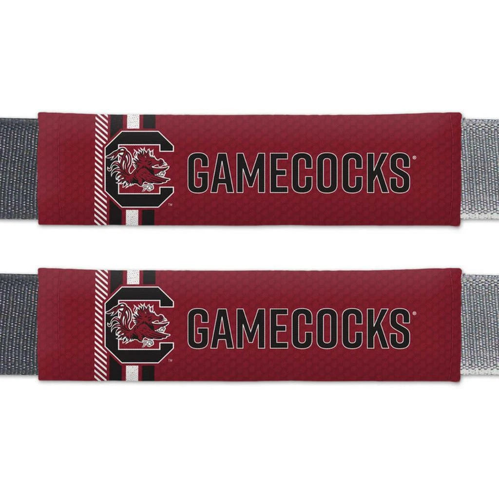 South Carolina Gamecocks Embroidered Seat Belt Pads Set of 2
