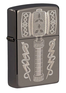 Thor's Hammer Black Ice Zippo Lighter