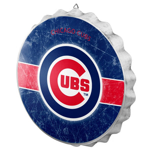 Chicago Cubs Distressed Bottle Cap Signs