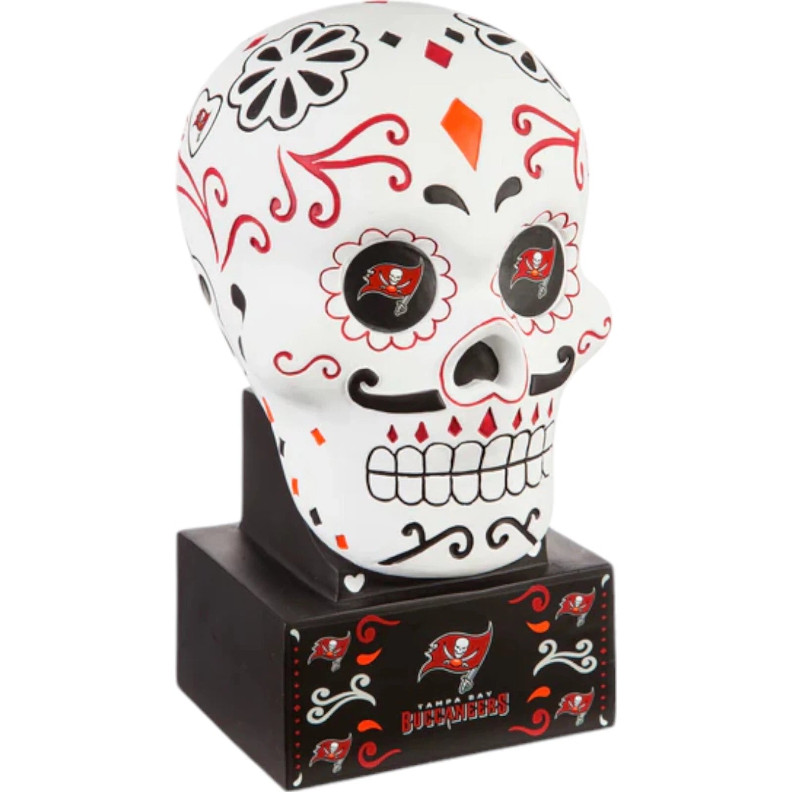Tampa Bay Buccaneers Sugar Skull Statue