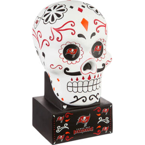 Tampa Bay Buccaneers Sugar Skull Statue