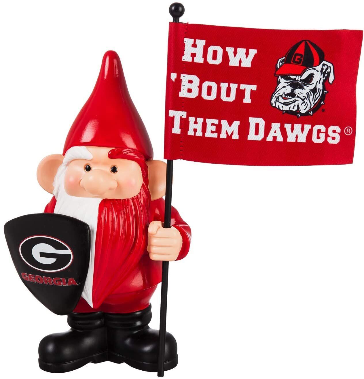 Georgia Bulldogs Flag Holder Gnome
