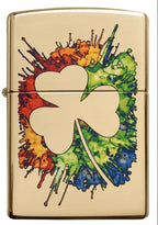 Graffiti Clover Zippo Lighter