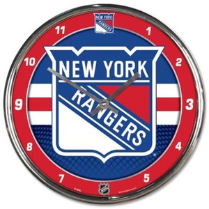 New York Rangers Chrome Clocks