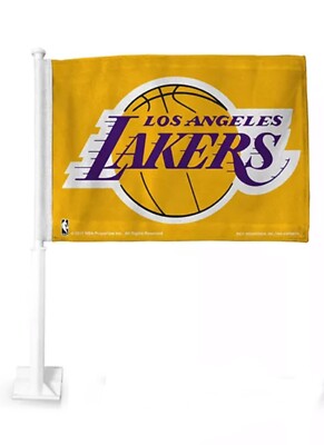Los Angeles Lakers Sports Car Flags