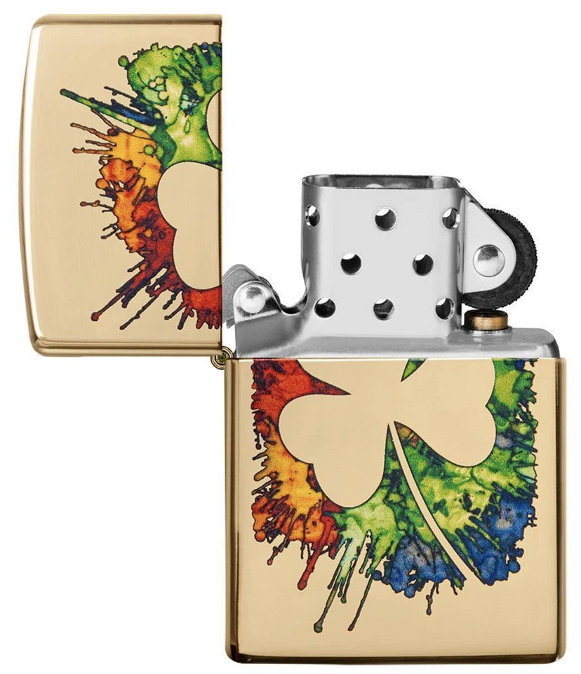 Graffiti Clover Zippo Lighter