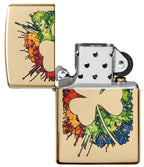 Graffiti Clover Zippo Lighter