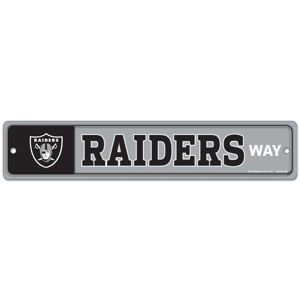 Las Vegas Raiders Way Street / Zone Sign