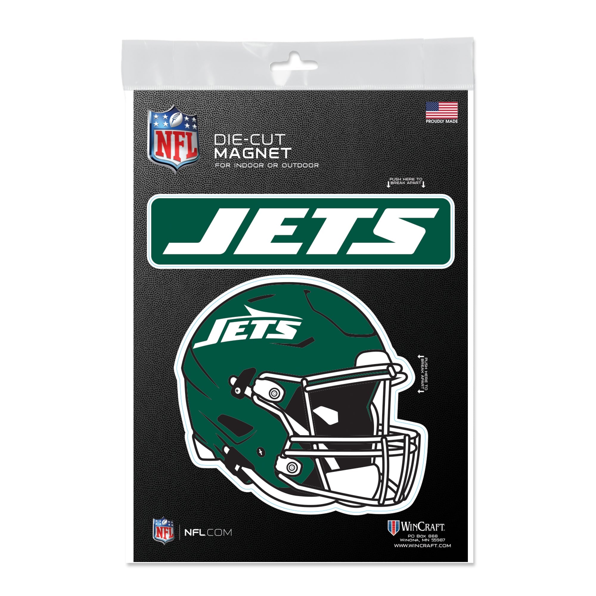 New York Jets Sports Outdoor Magnets 5" x 7"