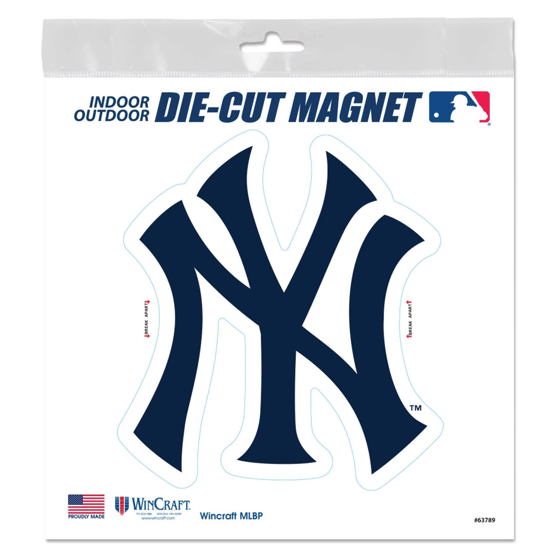 New York Yankees Sports Outdoor Magnet 6" x 6"