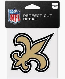 New Orleans Saints Perfect Cut Color Decal 4