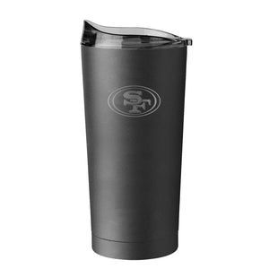 San Francisco 49ers 20oz Etched Powder Coat Tumbler