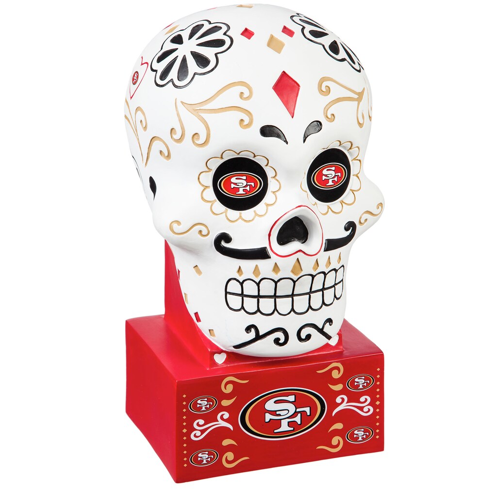 San Francisco 49ers Sugar Skull Statue