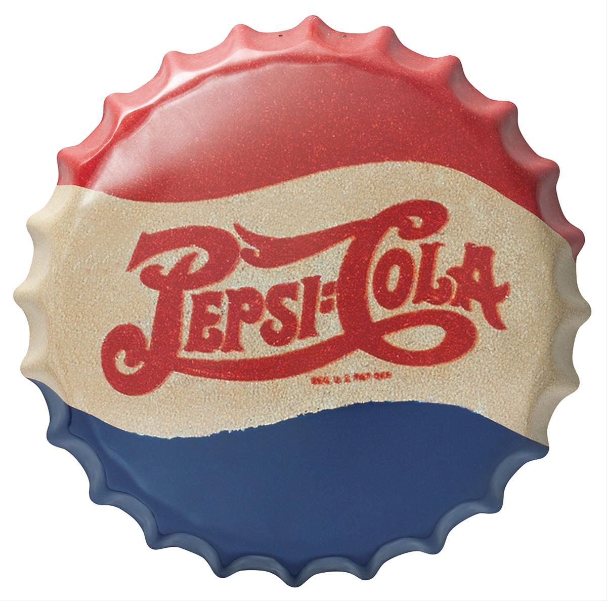 Pepsi Cola Scalloped metal signs